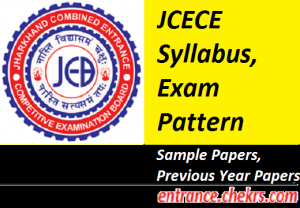 JCECE Syllabus Exam Pattern 2023