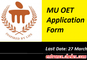 MU OET Application Form 2024