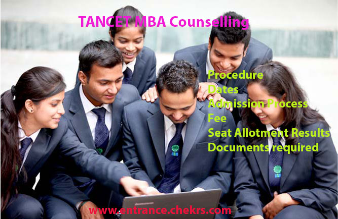 TANCET MBA Counselling 2024