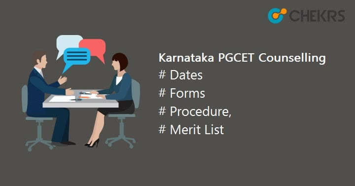 KEA Karnataka PGCET Counselling 2021