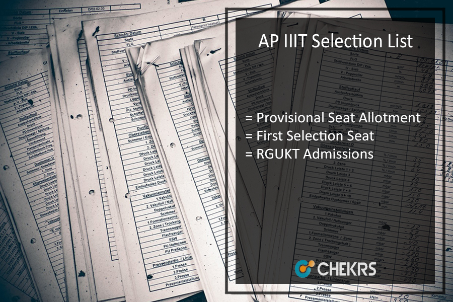 AP IIIT Selection List 2023