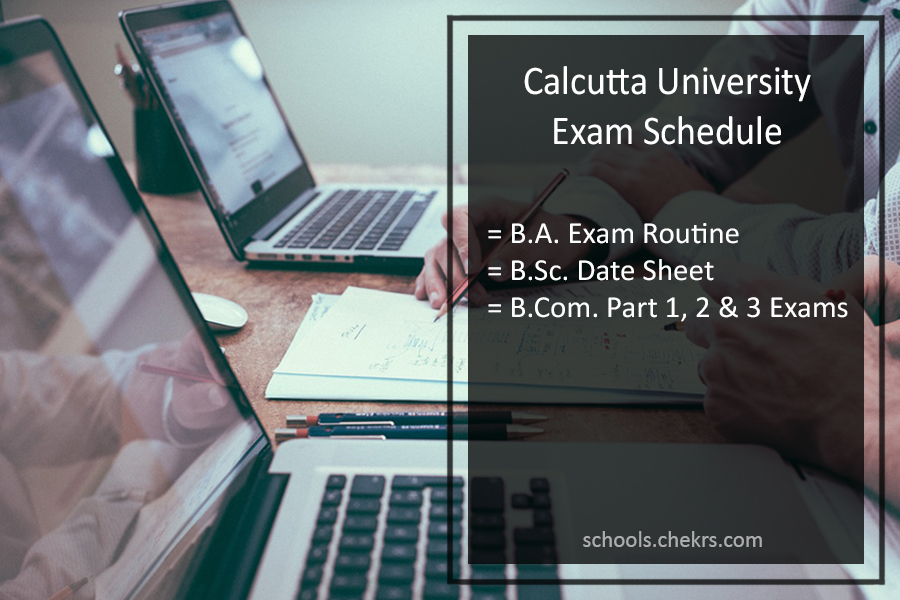 Calcutta University Exam Schedule 2024