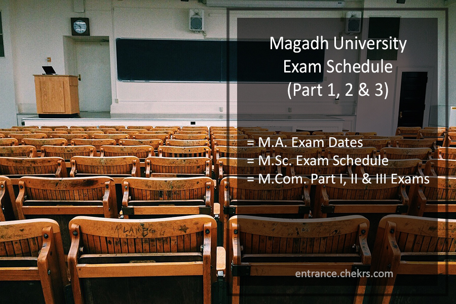 Magadh University Exam Date 2024