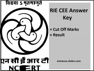 RIE CEE Answer Key 2023