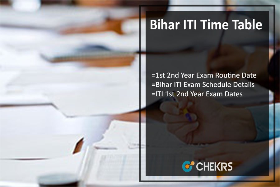 Bihar ITI Time Table 2024