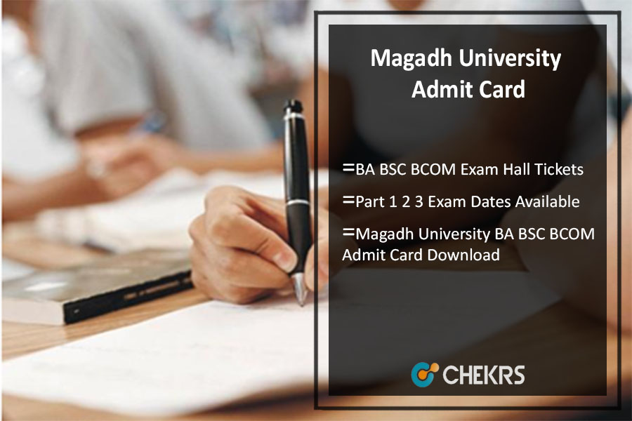 Magadh University Admit Card 2021