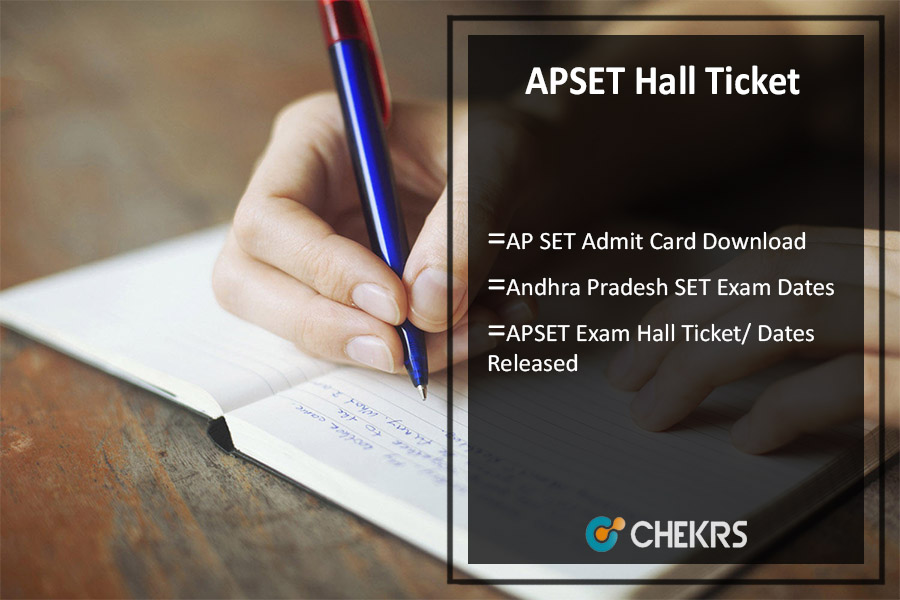 APSET Hall Ticket 2021 Download