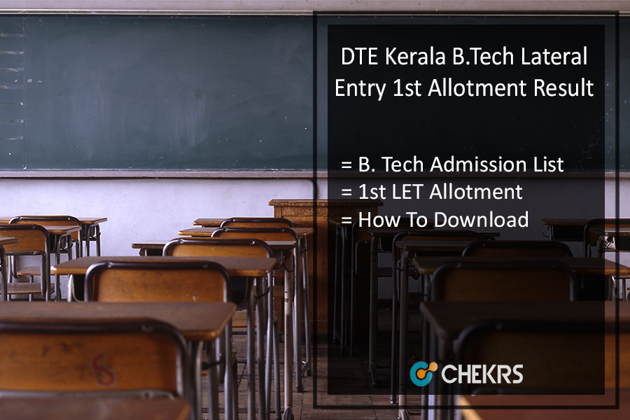 DTE Kerala LET First Allotment 2022