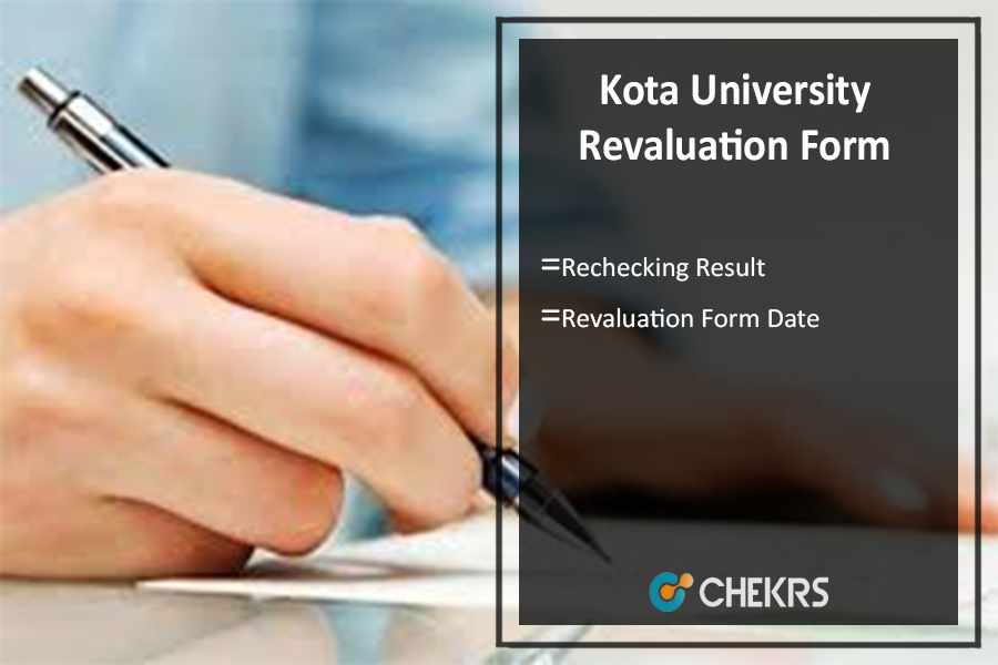 Kota University Revaluation Form 2022