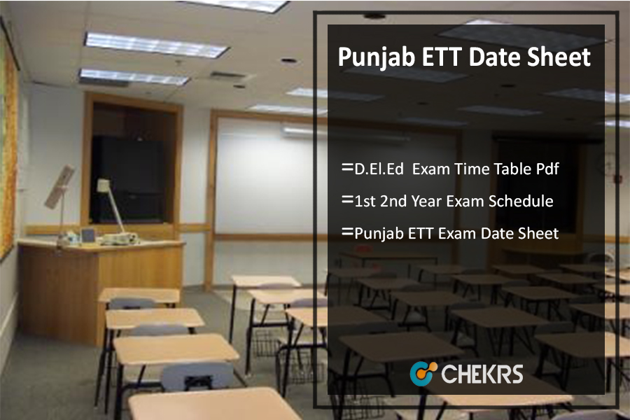 Punjab ETT Date Sheet 2024