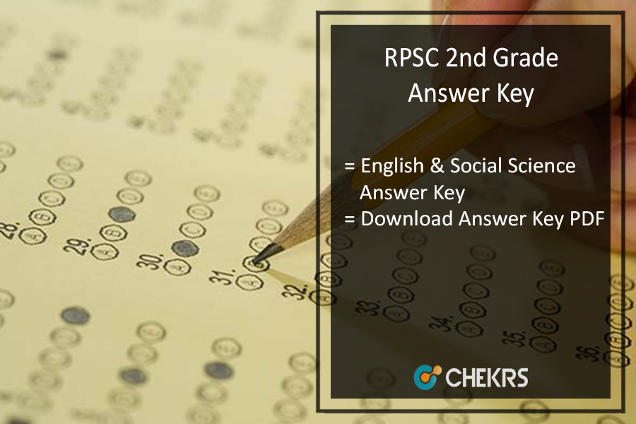 RPSC 2nd Grade Answer Key 2021