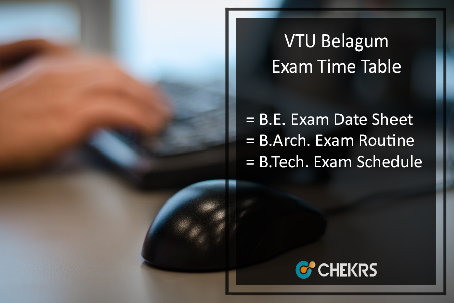 VTU Belagum Exam Time Table 2024
