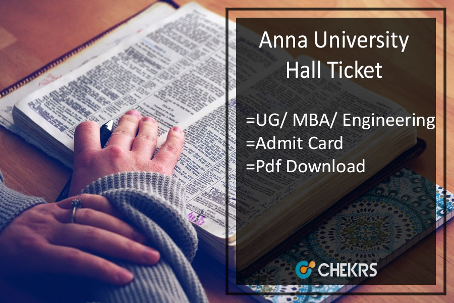 Anna University Hall Ticket 2023