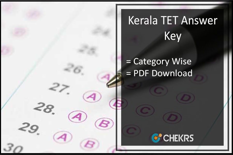 Kerala TET Answer Key 2022