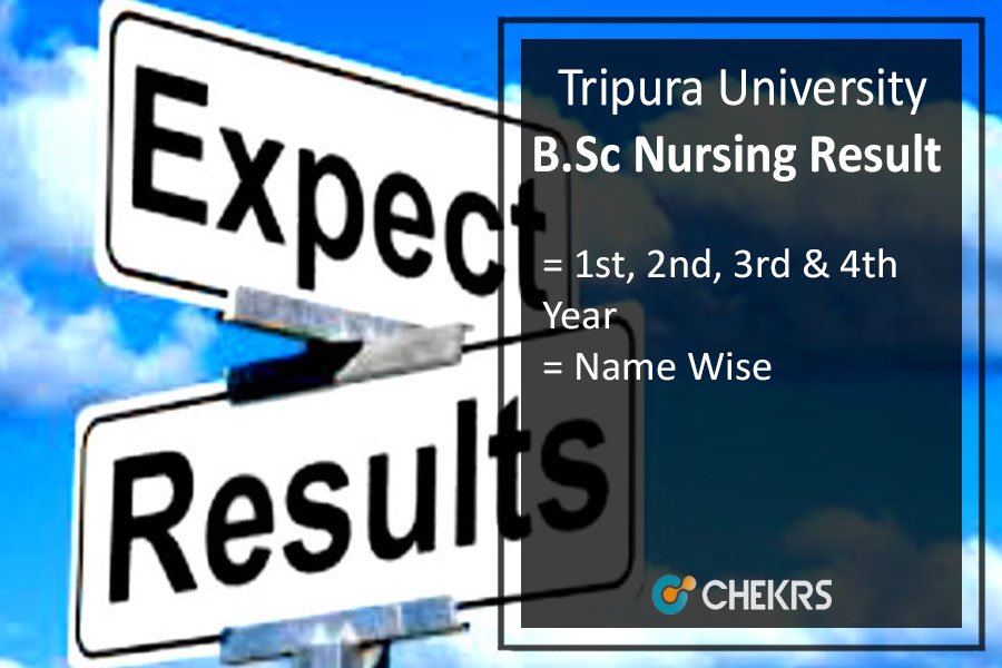 Tripura University B.Sc Nursing Result 2024