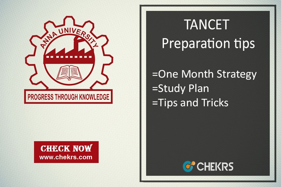 How To Prepare TANCET - Tips To Crack Exam, 1 Month Tricks
