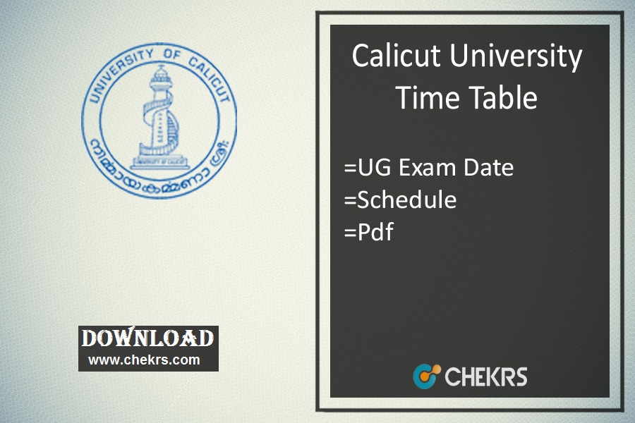 Calicut University Exam Date 2022