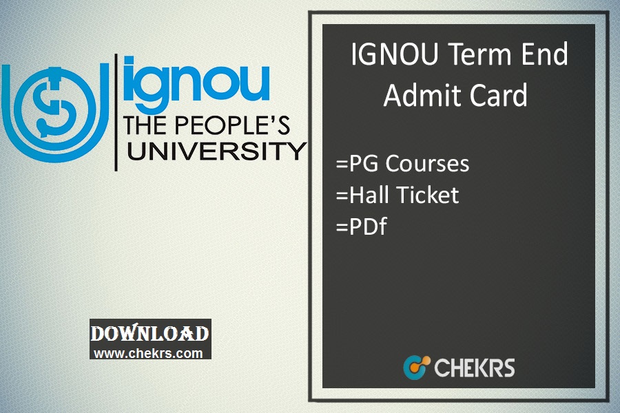 IGNOU PG Admit Card 2023