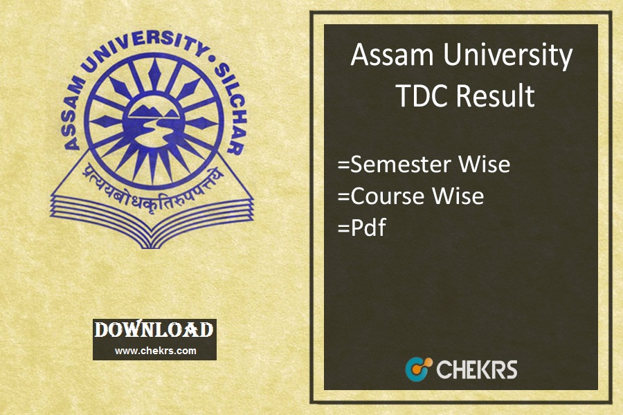 Assam University TDC Result 2023