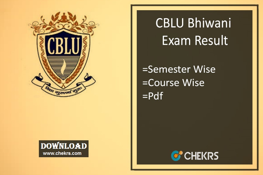 CBLU Bhiwani Result 2023