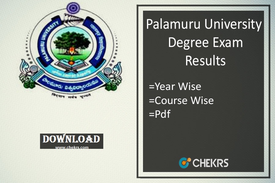 Palamuru University Result 2022