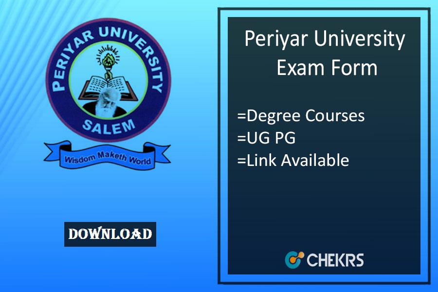 periyar university exam form 2024