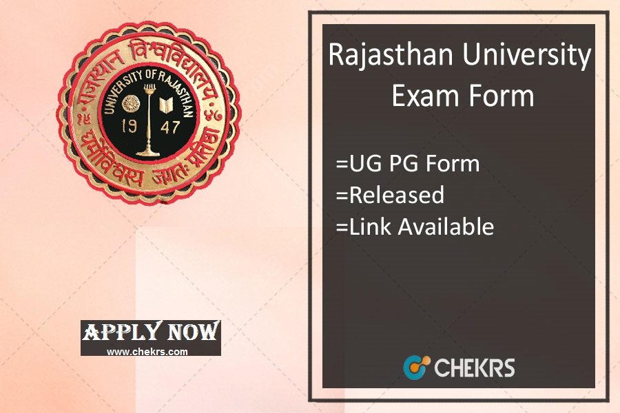 Rajasthan University Exam Form 2024