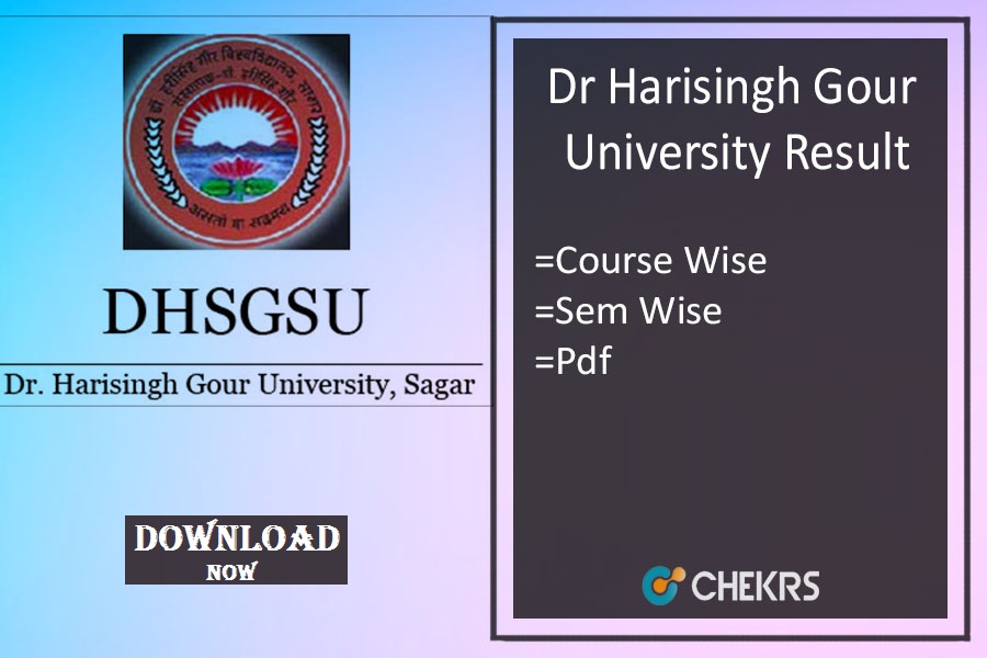 Sagar University Result 2023