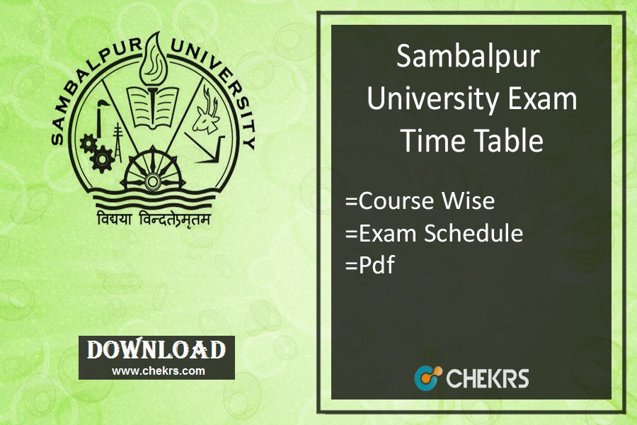 sambalpur university exam time table 2023