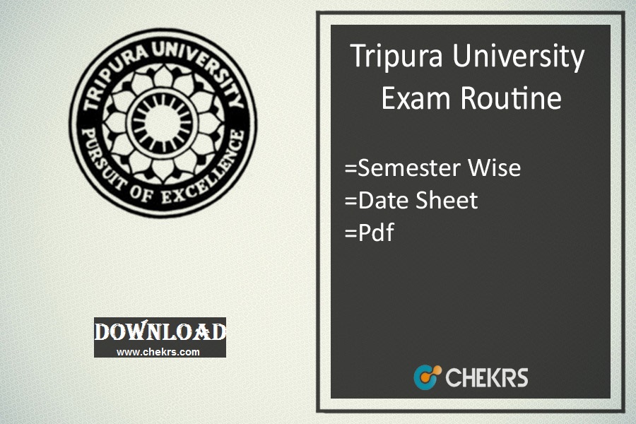 tripura university exam routine 2023