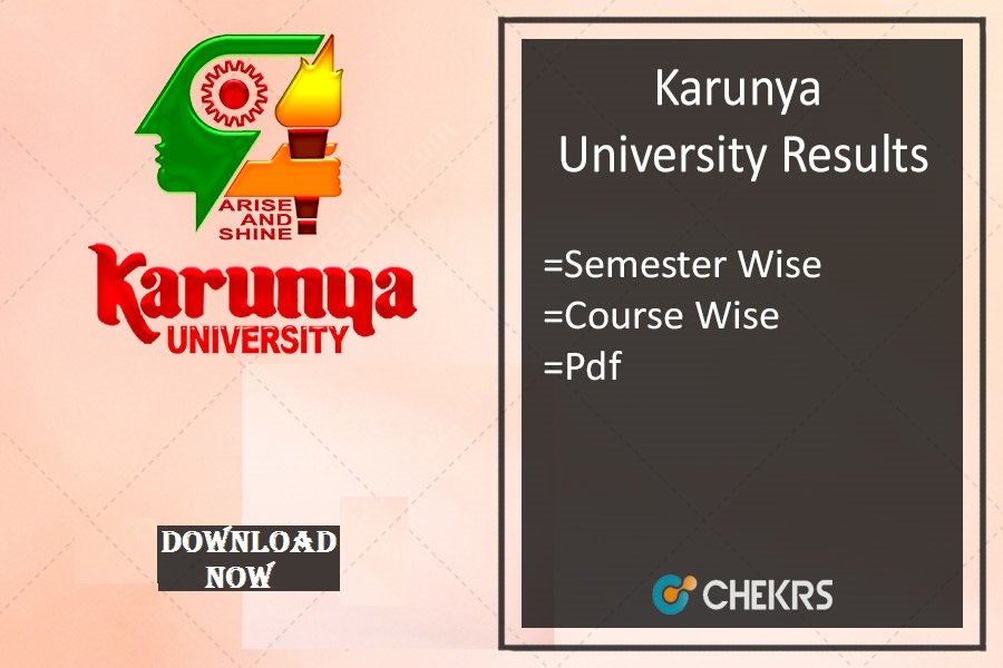 karunya university results 2023