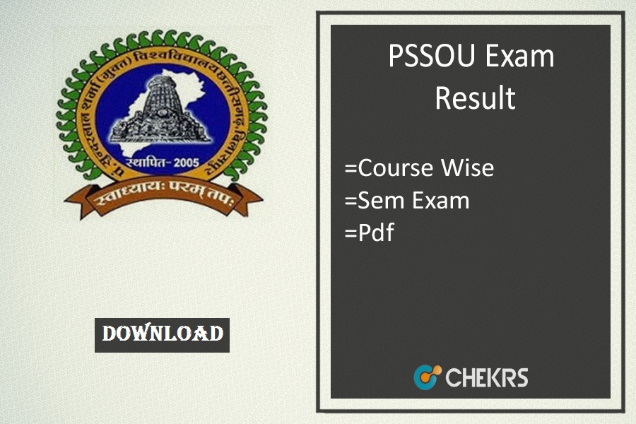 pssou exam result 2023