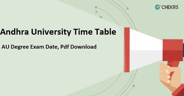 andhra university time table 2022