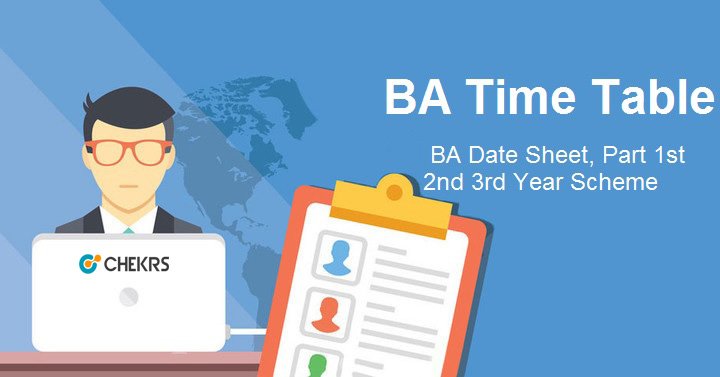 ba time table 2022 pdf