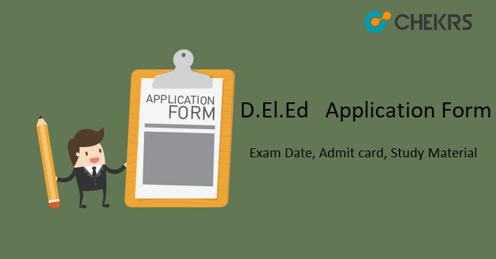 D.El.Ed Application Form 2024