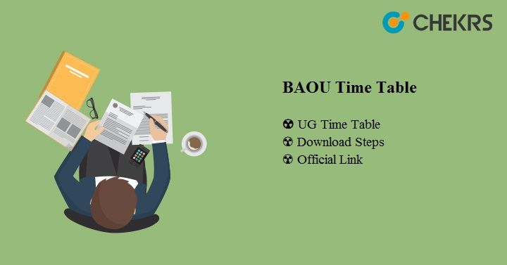 BAOU Time Table 2024