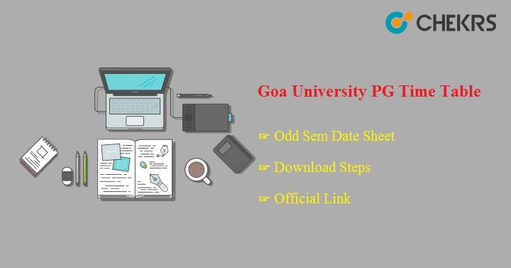 Goa University PG Time Table 2024