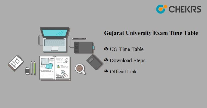 Gujarat University Exam Time Table 2024