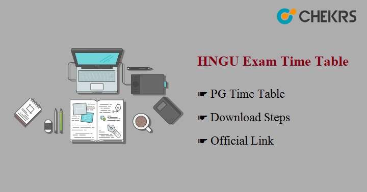 HNGU Exam Time Table 2023