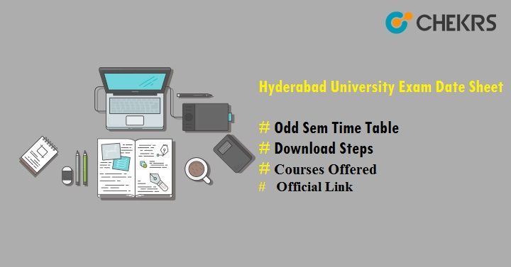 Hyderabad University Exam Time Table 2024