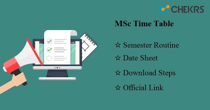 MSc Time Table 2023