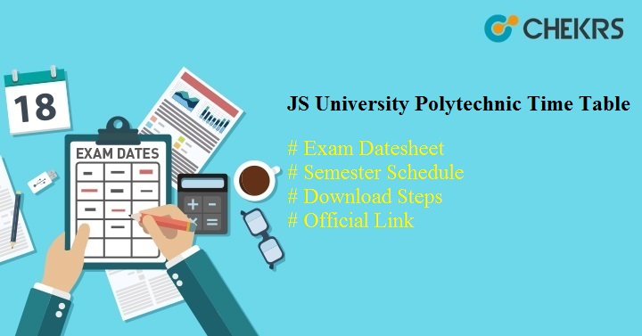 js university polytechnic time table 2024