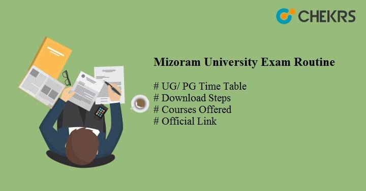 mizoram university exam routine 2024