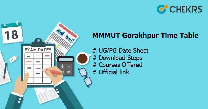 mmmut gorakhpur time table 2024
