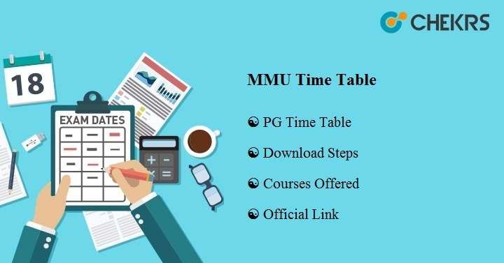 mmu time table 2024