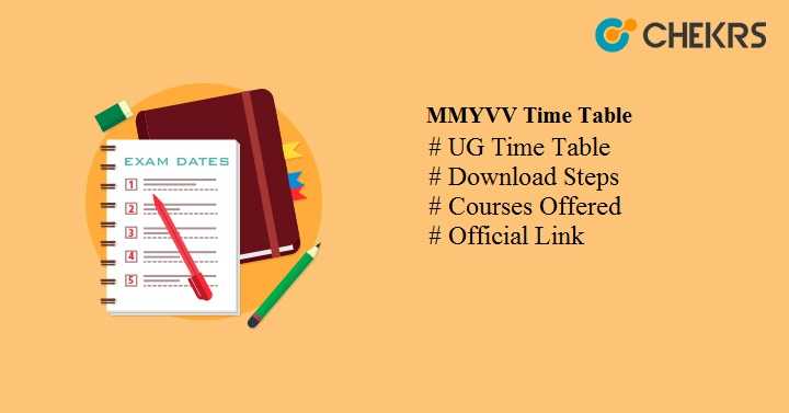 mmyvv time table 2024