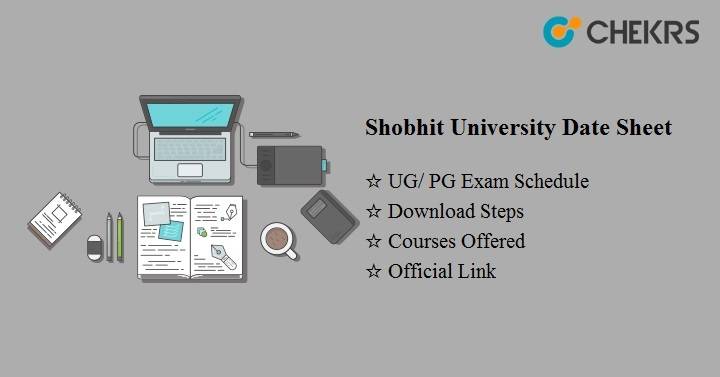 shobhit university date sheet 2024