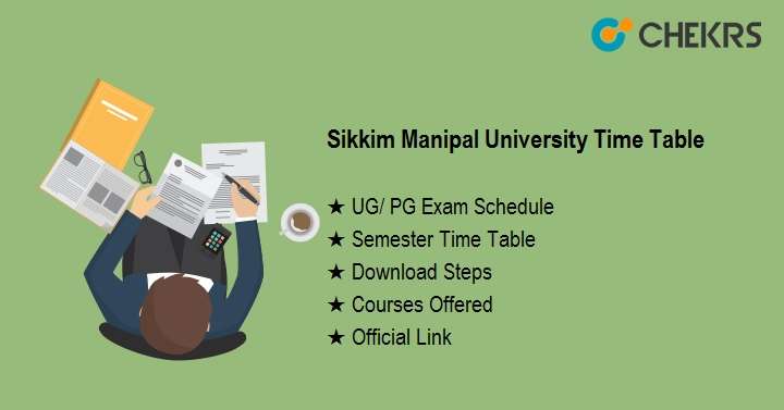 sikkim manipal university time table 2024