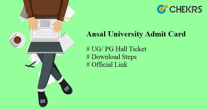 ansal university admit card 2023