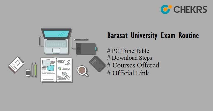 barasat university pg exam routine 2024